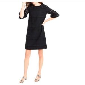 J Crew Flutter Sleeve eyelet dress